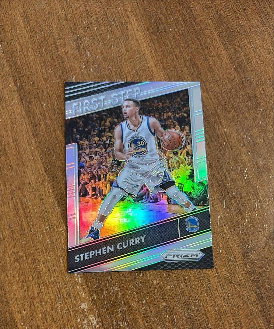 Stephen Curry 2016-17 Panini Prizm First Step Silver #4 Davidson Warriors