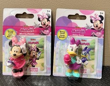 Cake topper figure Disney Junior Minnie e Daisy Duck nuovo da collezione