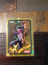 2025 Topps Chrome Marvel - Silk #108 - Yellow Lava Refractor