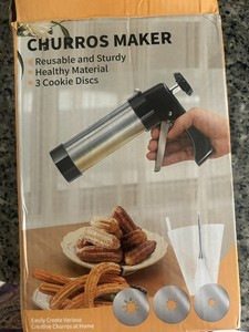 Churrera Churro Maker Machine Churro Maker Kit with 3 Different Tips