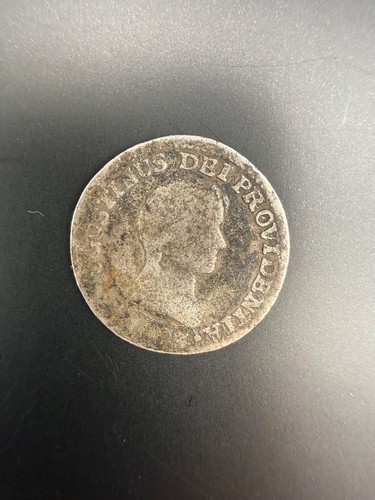 Mexico 1823 1/2 Half Real Iturbide Ungraded -UNHOLED! RARE MEXICAN EMPIRE COIN!-
