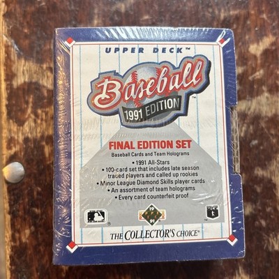 1991 Upper Deck Final Edition Set Box Factory Sealed-Pedro Martinez RC 