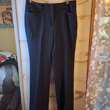 NWT Women's Rafaella Curvy Straight Leg Black Dress Pants Size 6P