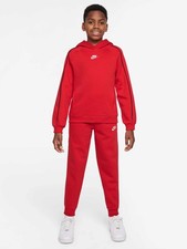 BOYS NIKE TRACKSUIT BOTTOMS TOP KIDS HOODED FLEECE JOGGERS S M L XL UNISEX SET