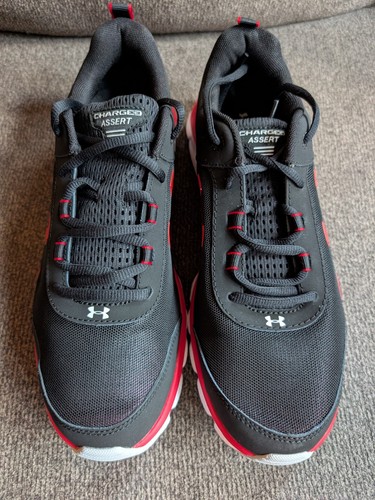 Under Armour Charged Assert Running Training Athletic Shoes Men 11 Black & Red - Bild 3 von 10