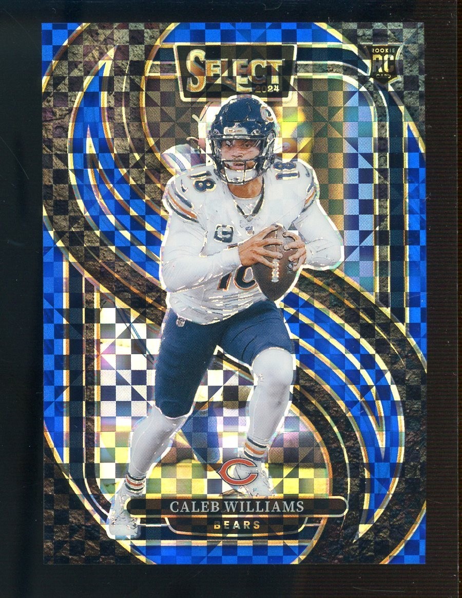 2024 Select Blue Checker Prizm #114 Caleb Williams Bears RC Rookie 169/175