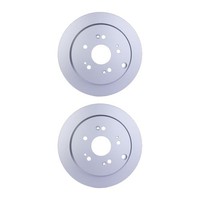 2 Bremsscheiben Voll Ø 64,2 Mm 9 Mm Hella Passend FüR U.A. Honda CR-V