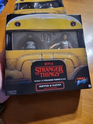 Netflix Stranger Things HOPPER & ELEVEN Hunt & Battle 2 Pack Action Figures