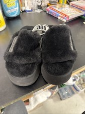 UGG Australia Fluff Yeah Women's Slide Sandal, Size US 7 - Black