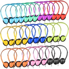 30 Pack Headphones Bulk for School Classroom,Wired Headphones for Students Te...