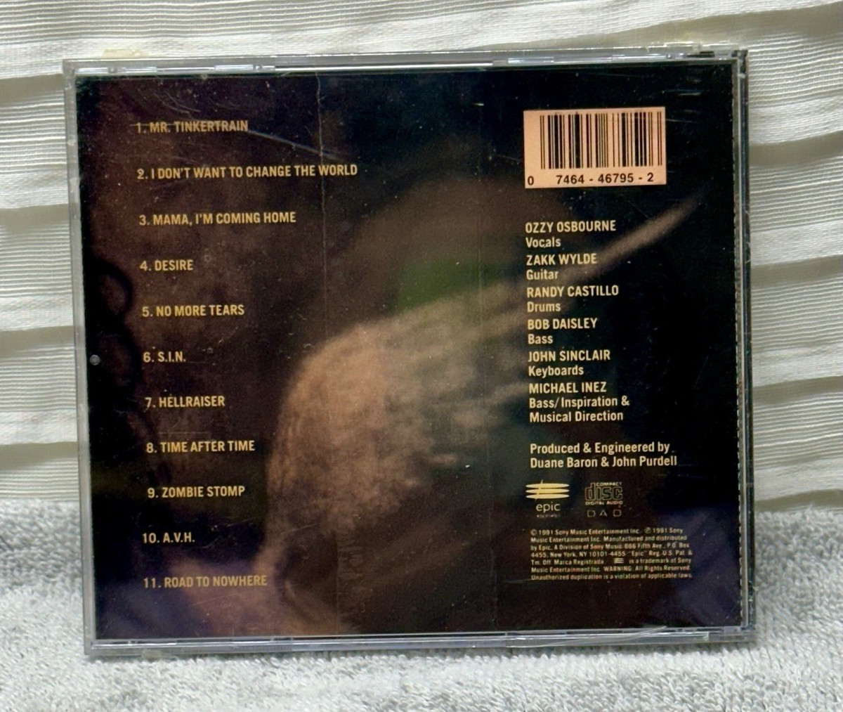 Buy No More Tears by Ozzy Osbourne (CD, Sep-1991, Legacy) online