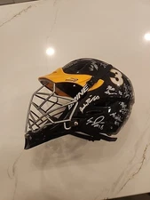 Brine Lacrosse Helmet 2010 UMBC Team  Signed 