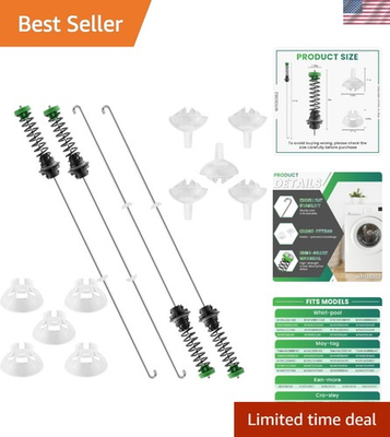 #ad #ad Washer Suspension Rod Kit Anti Noise Anti Corrosion Upgrade 23 Inch $63.99