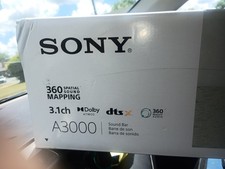  New Sony HT-A3000 3.1-Ch Dolby Atmos Soundbar Black 360 Spatial Sound Mapping