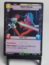 Star Wars Unlimited - LOF - Darth Malak - Covetous Apprentice - FOIL
