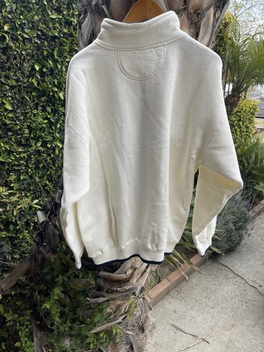 Y2K Toshiba Sweatshirt BAC Tag Quarter Zip Mens XL Cotton Blend RN 81396 - Picture 6 of 17