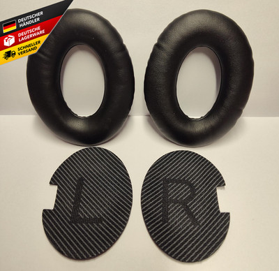 2x Ohrpolster für Bose Quietcomfort QC 15 25 35 35 ii 45 AE2 schwarz Ersatz