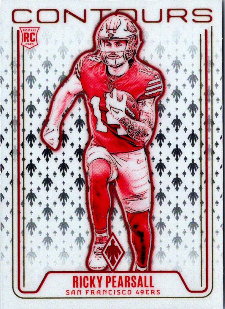 2024 Panini Phoenix Ricky Pearsall Contours Purple San Francisco 49ers