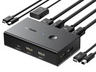 UGREEN HDMI KVM Switch 2 PC 1 Monitor 4K 60Hz 4 USB Ports Open Box
