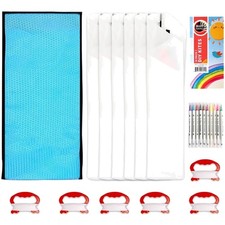 DIY Kites for Kids 6 Pack - Customizable Diamond Kites