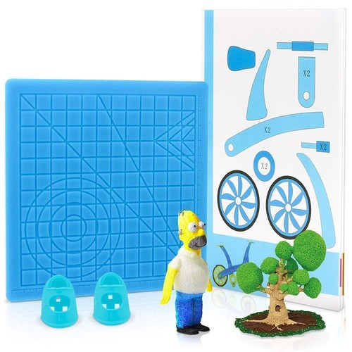Tools Finger Protectors 3D Pen Mat 3D Pen Stencils Silicone Pad 3D Printing Mat - Afbeelding 8 van 10