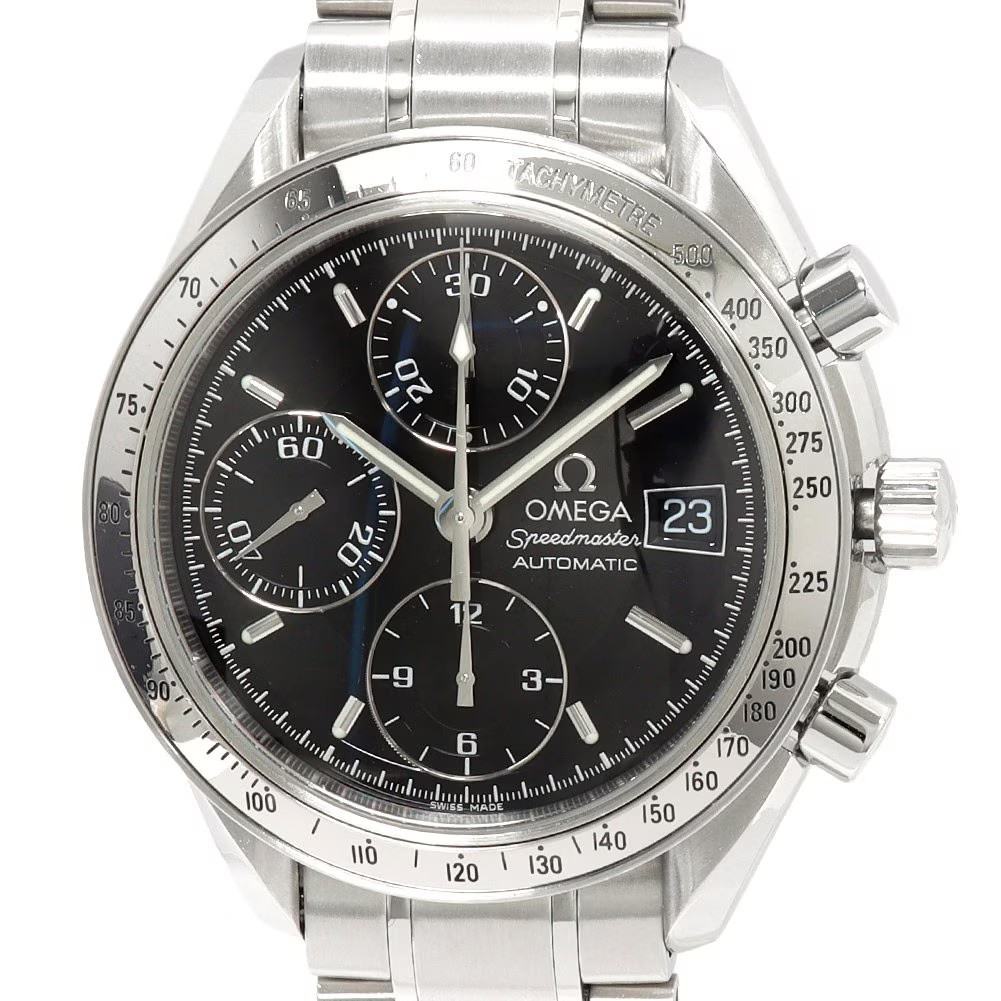 OMEGA Speedmaster Date 3513.50 Automatic Watch Chronograph Black Dial Men's