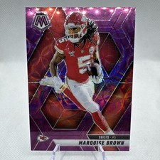 2025 Panini Mosaic - Marquise Brown #73 Purple Scope Prizm