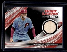 2023 Topps Major League Material Relics Black Trea Turner 165/199 Philadelphia