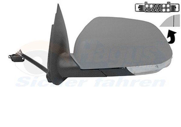 AußEnspiegel Hagus VAN Wezel 7622817 FüR Skoda Octavia 1Z3 1Z5 Komplettspiegel 2-image