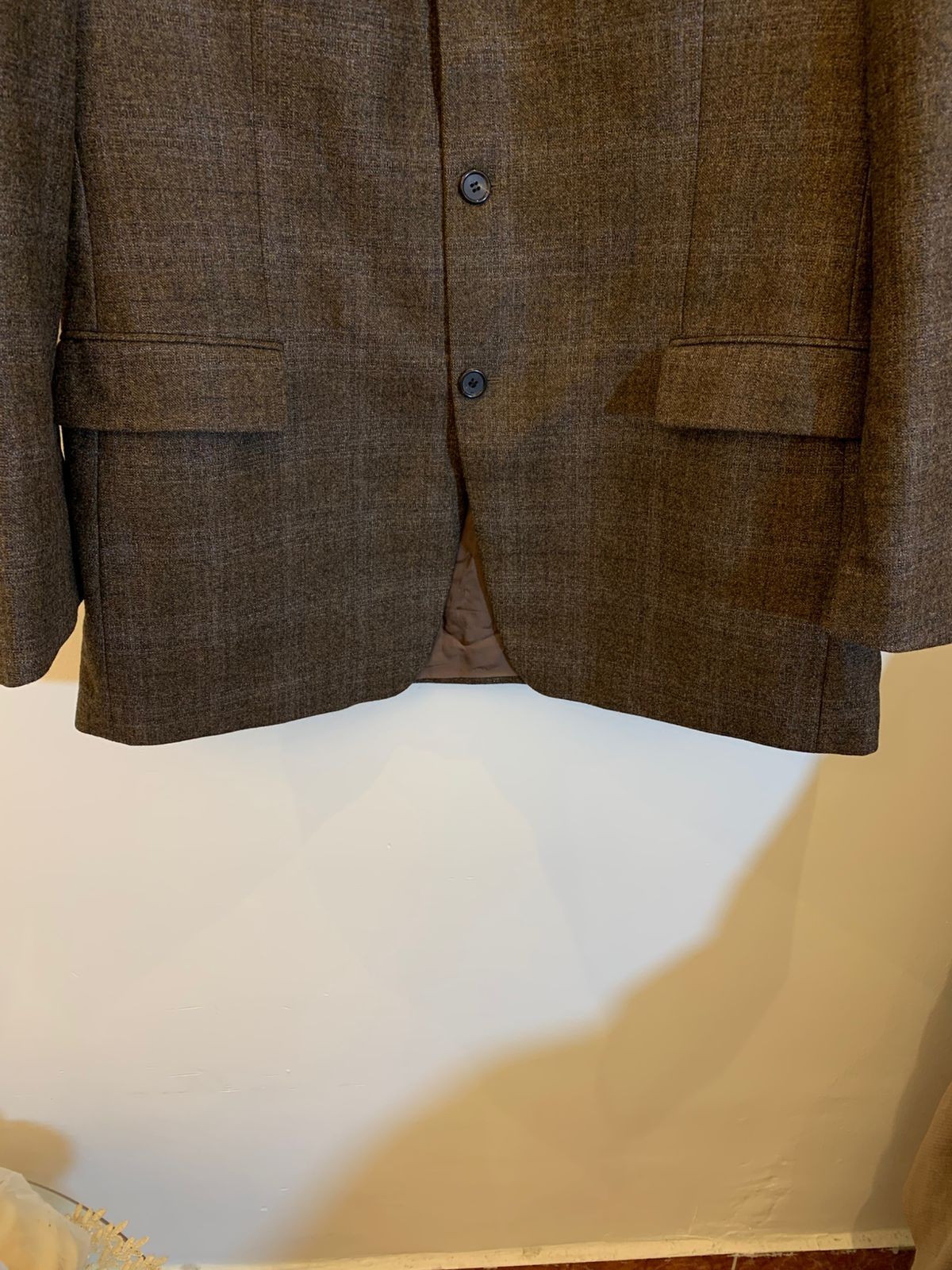 Vintage Hugo Boss 100% Zelanzer merino wool Loro Piana jacket blazer 44R 44L thumbnail 3