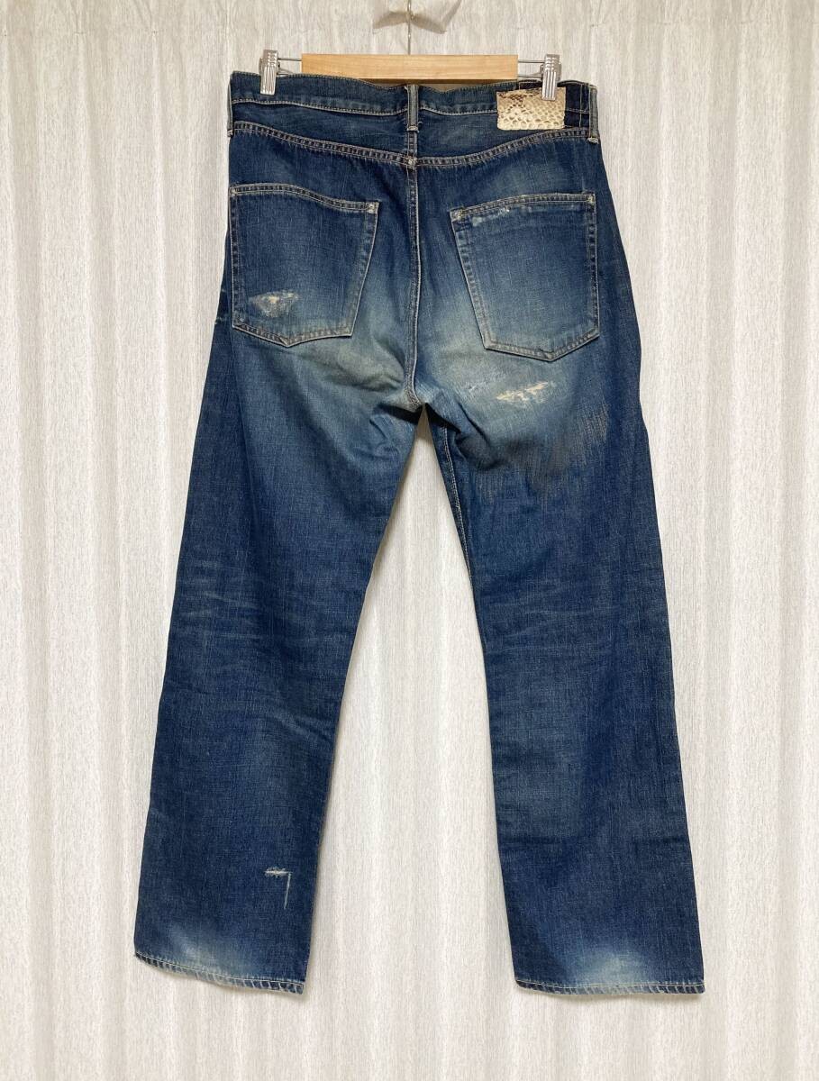 Early VISVIM 01D1 FLUXUS DAMAGED 1 White Snake Patch Damage Early VISVIM 01D1 FLUXUS DAMAGED 1 White Snake Patch Damage