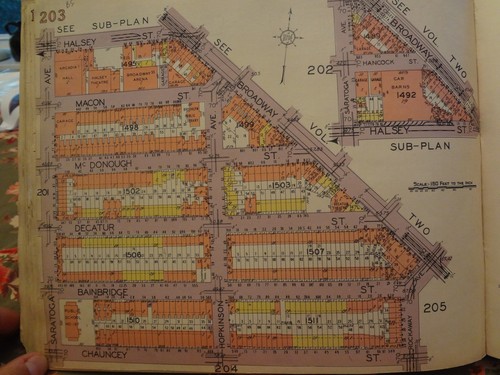 ORIG 1929 Brooklyn Bedford Stuyvesant NYC Map 11 - Picture 2 of 4