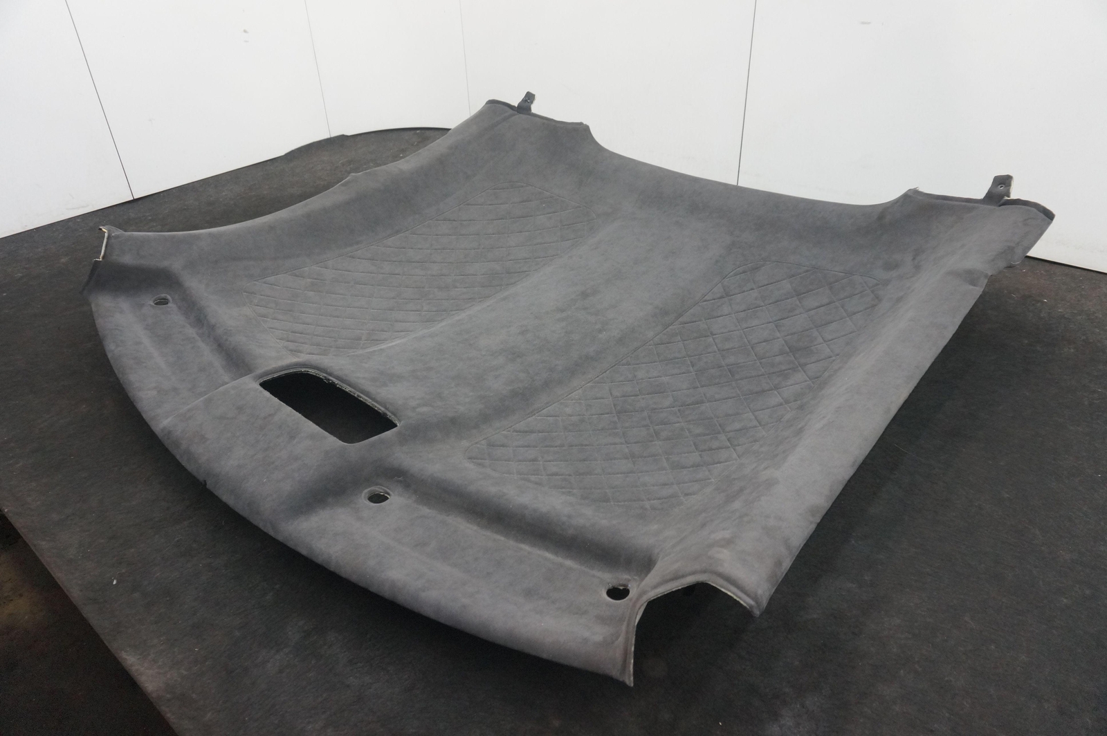 Front Headliner Trim Panel Diamond Stitch Alcantara 4S8867505K Audi R8 4S 18-24