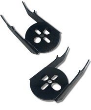 Behind The Axle Air Ride Bag Lower Brackets 3 Axle Tubes Pair