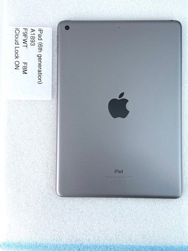  BOÎTIER CHÂSSIS COQUE ARRIÈRE POUR IPAD 6TH GEN WIFI A1893 GRIS SIDÉRAL GRAY