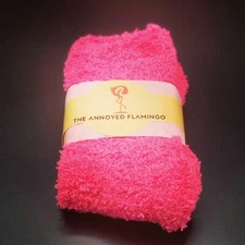 Fuchsia Polyester Socks