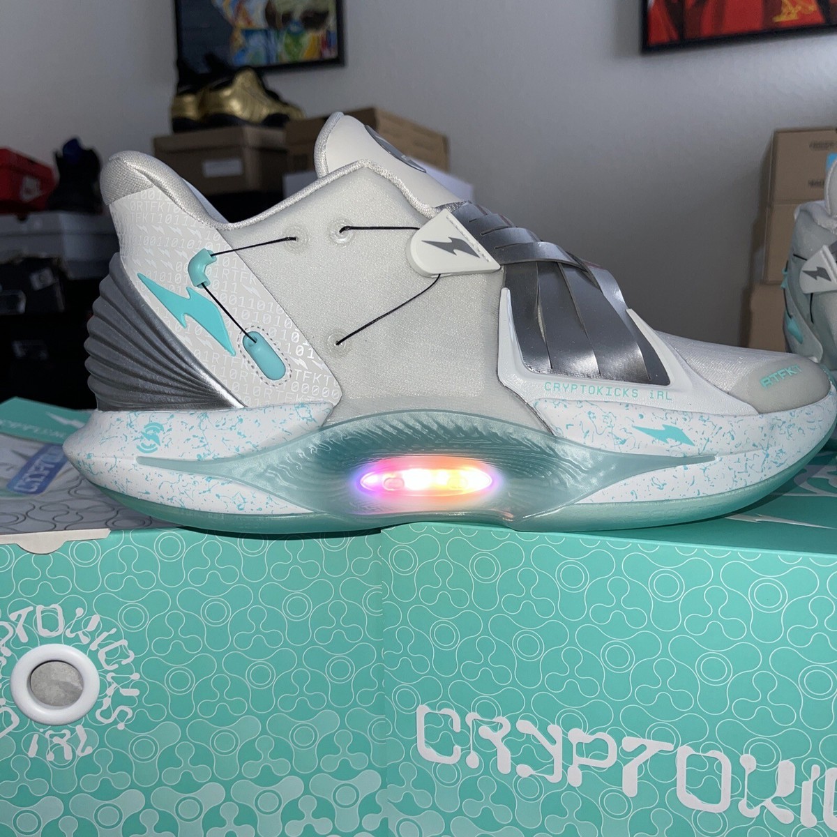 Size 10.5 - Nike RTFKT Cryptokicks iRL Ice for sale online | eBay