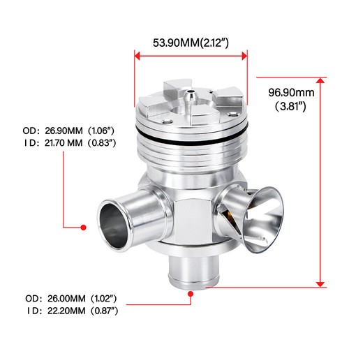 BOV Blow Off Valve For Volkswagen VW 1.8T GTi Golf Jetta Passat Beetle Audi TT - Bild 3 von 12