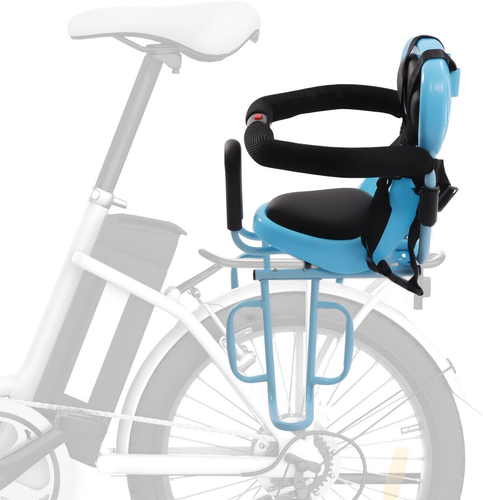 Bicycle Rear Baby Seat Bike Fenced Seat for Child Carrier Rack Mounted with H... - Picture 7 of 12