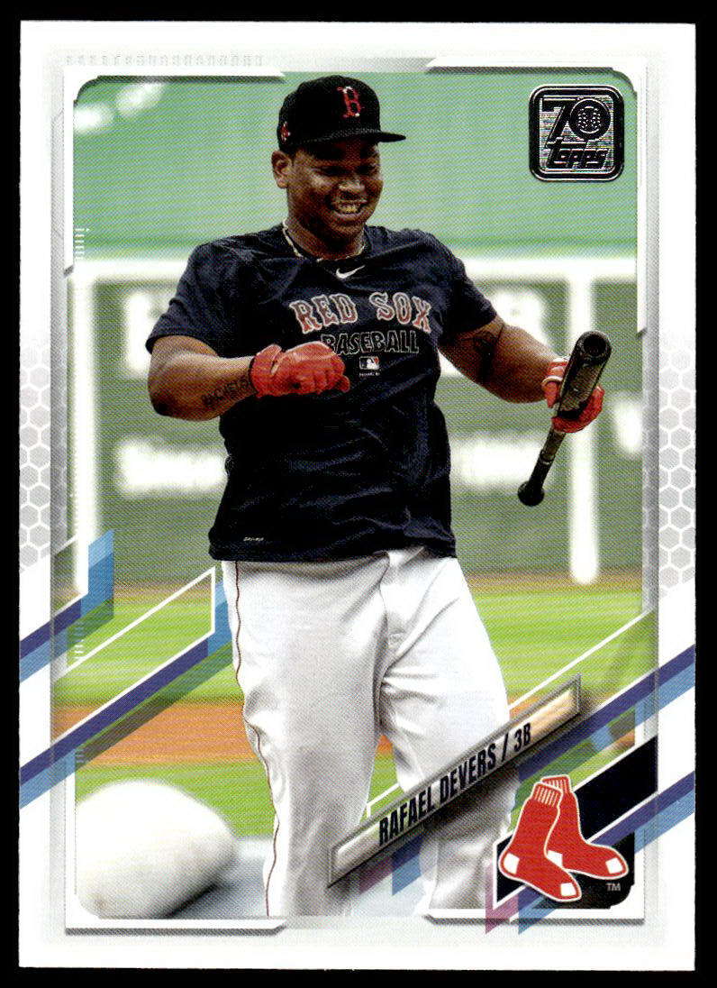 2021 Topps Rafael Devers #226 Image Variation Short Print SP Boston Red Sox