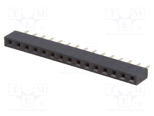 Steckverbinder Buchse – 6-polig, Gerade, 1,27 Mm Raster, THT, Vergoldet (CONNFLY DS1065-01-1*6S8BV)