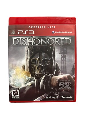 Sony PlayStation 3 Dishonored PS3 2013 Complete w Manuals Greatest Hits