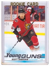 Scott Sabourin 2019-20 Upper Deck Sr.1 Young Guns Rookie Card #220