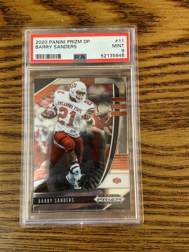 PSA 9 2020 Panini Prizm Draft Picks Barry Sanders #11