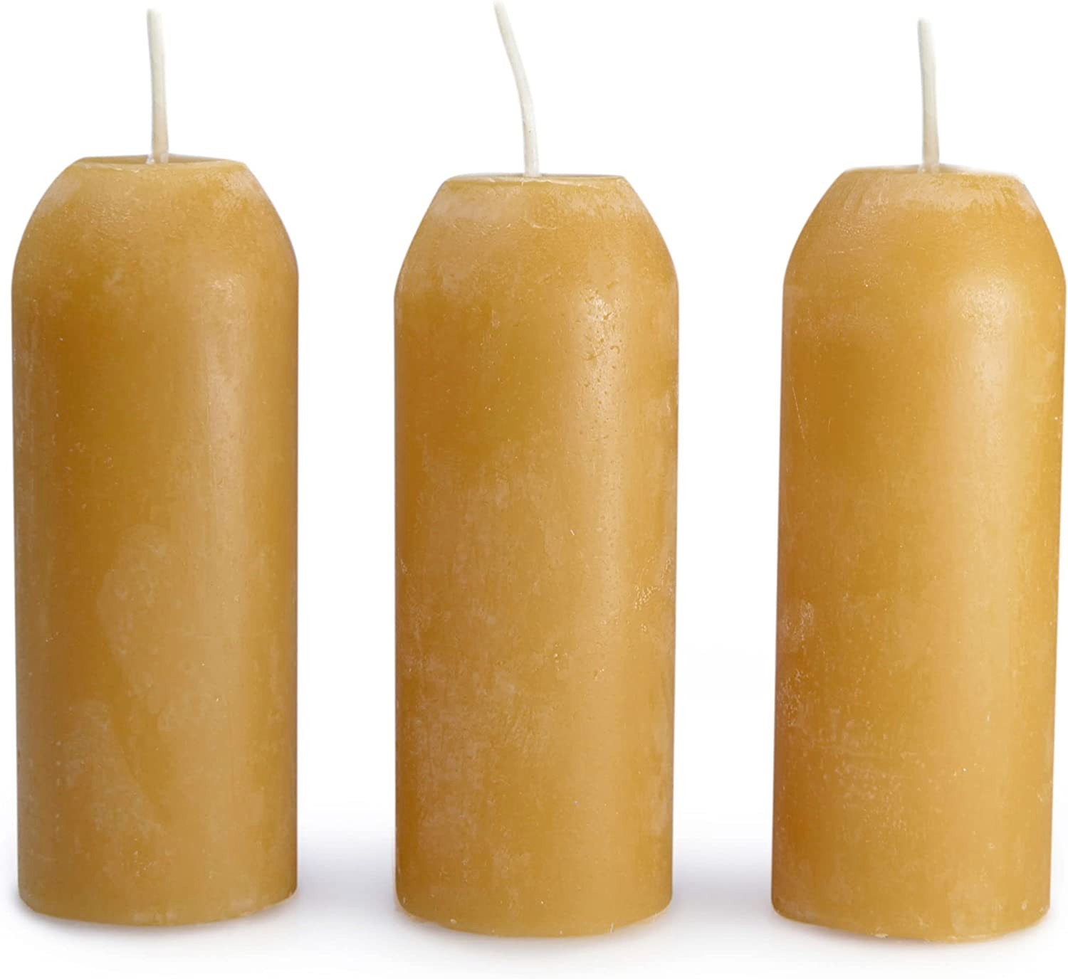 Candle Lantern 3.5-Inch Candles, 3-Pack, 12-Hour Beeswax Outdoor Use Top Quality