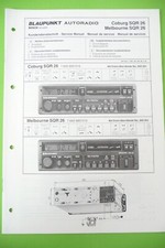 Service Manual-Anleitung für Blaupunkt  Coburg SQR 26,Melbourne SQR 26 ,ORIGINAL
