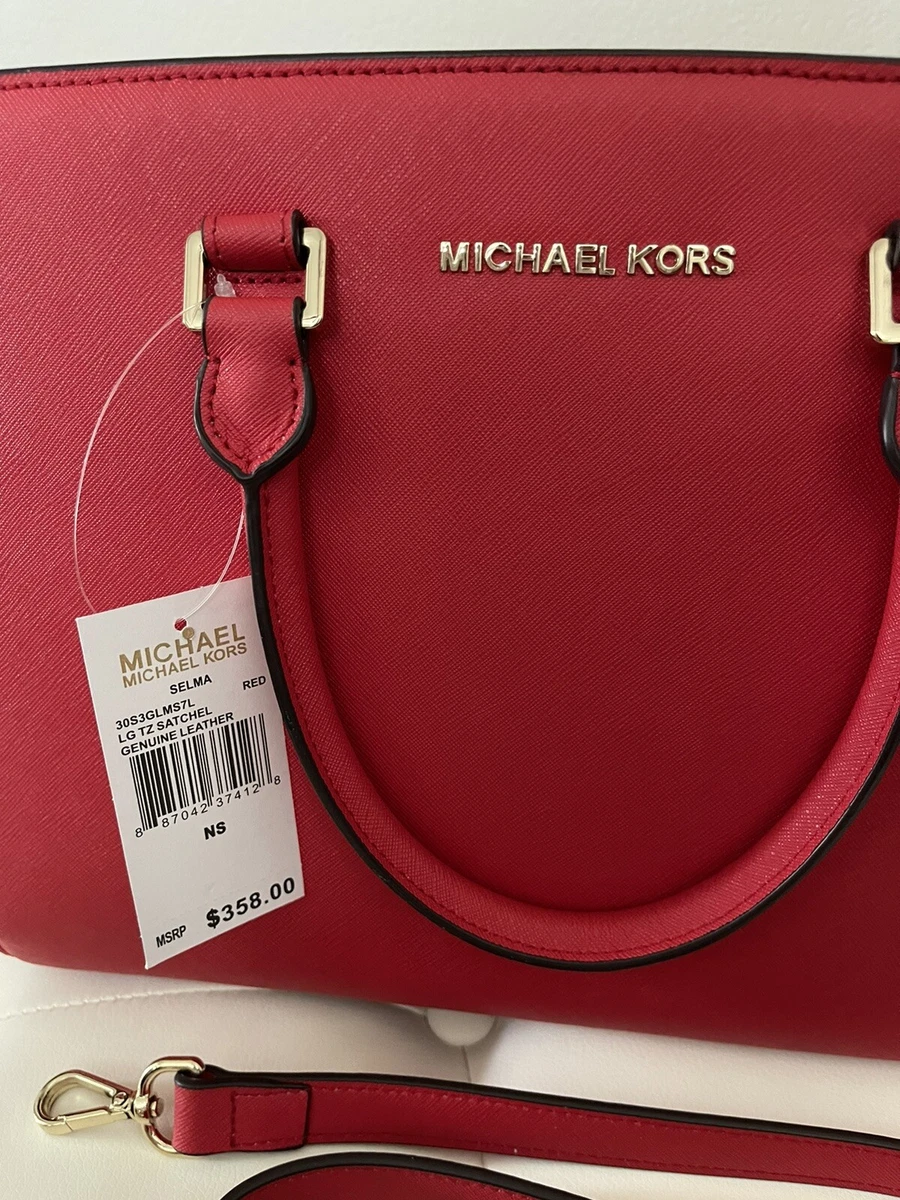 Selma Large Saffiano Leather Satchel, Michael Kors