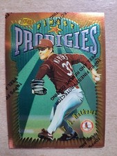 T. J. Mathews 1996 Topps Finest Prodigies 297 Protector Still On Ex-Mnt