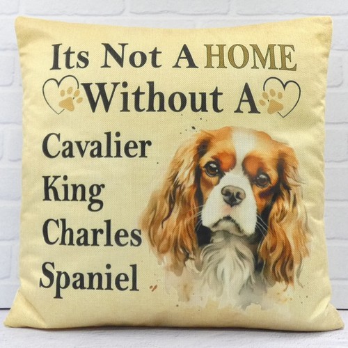 A House Is Not A Home King Charles Kissenbezug Deko Neuheit Spaß Hund Geschenk