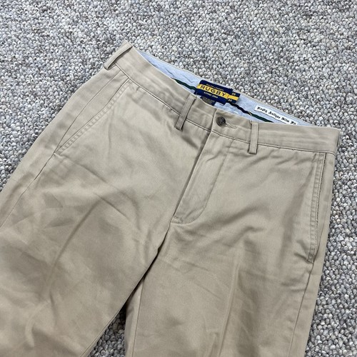 Rugby Ralph Lauren Mens Elbow Patch Chino Cotton 2B Suit Beige Size XS - Picture 9 of 14